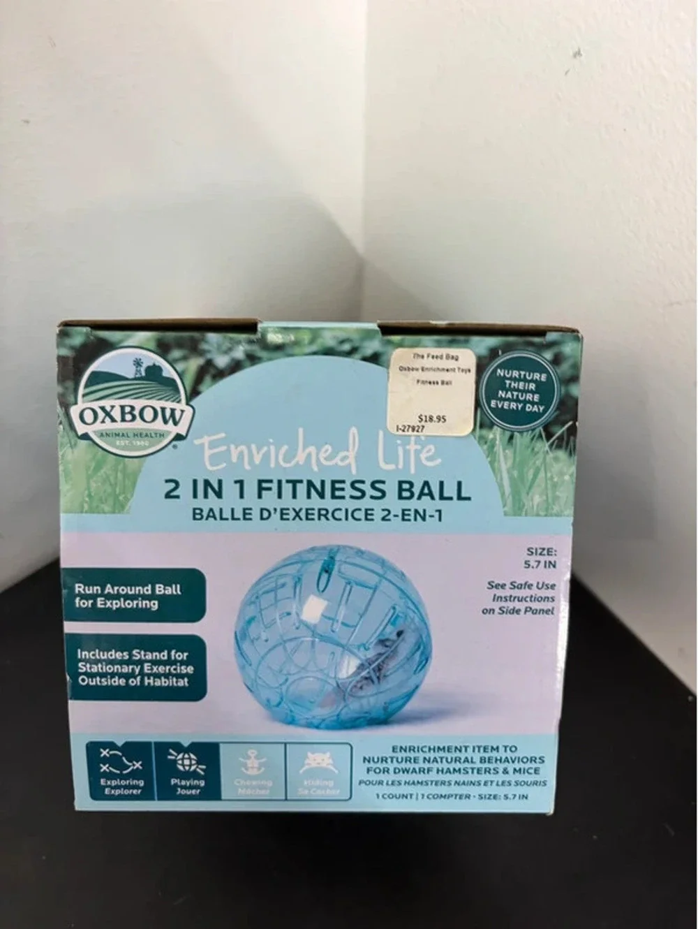 Hamster Ball - Oxbow Enriched Life 2-in-1 Fitness Ball